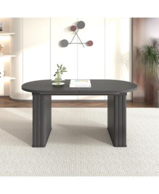 Seats 4-8 Extendable Oval Dining Table
