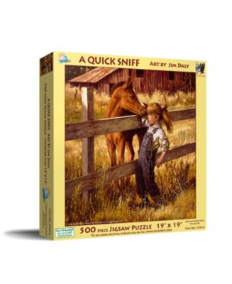 SunsOut A Quick Sniff 500 piece Jigsaw Puzzle for Adults - Macy's