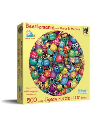 Beetles Round Mania 500 piece Jigsaw Puzzle for Adults