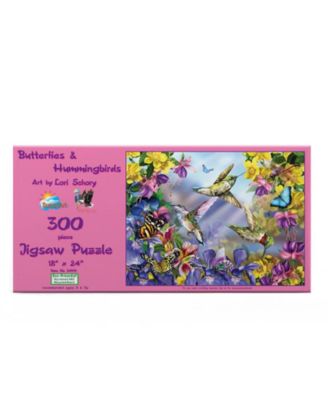 Butterflies Hummingbirds 300 piece Jigsaw Puzzle for Adults