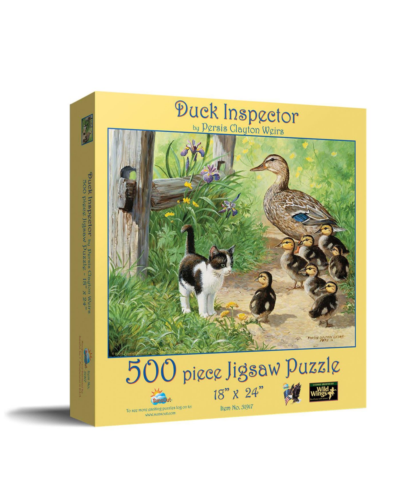 Детский пазл SunsOut Duck Inspector 500-Piece Jigsaw Puzzle, от 15 лет — фото 1