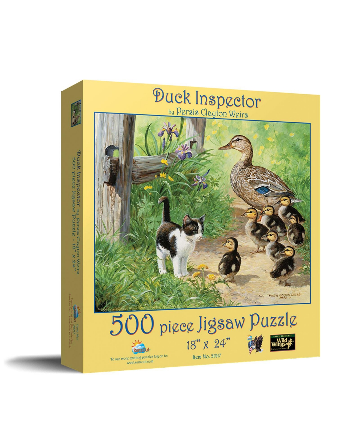 SunsOut Duck Inspector 500 piece Jigsaw Puzzle for Adults