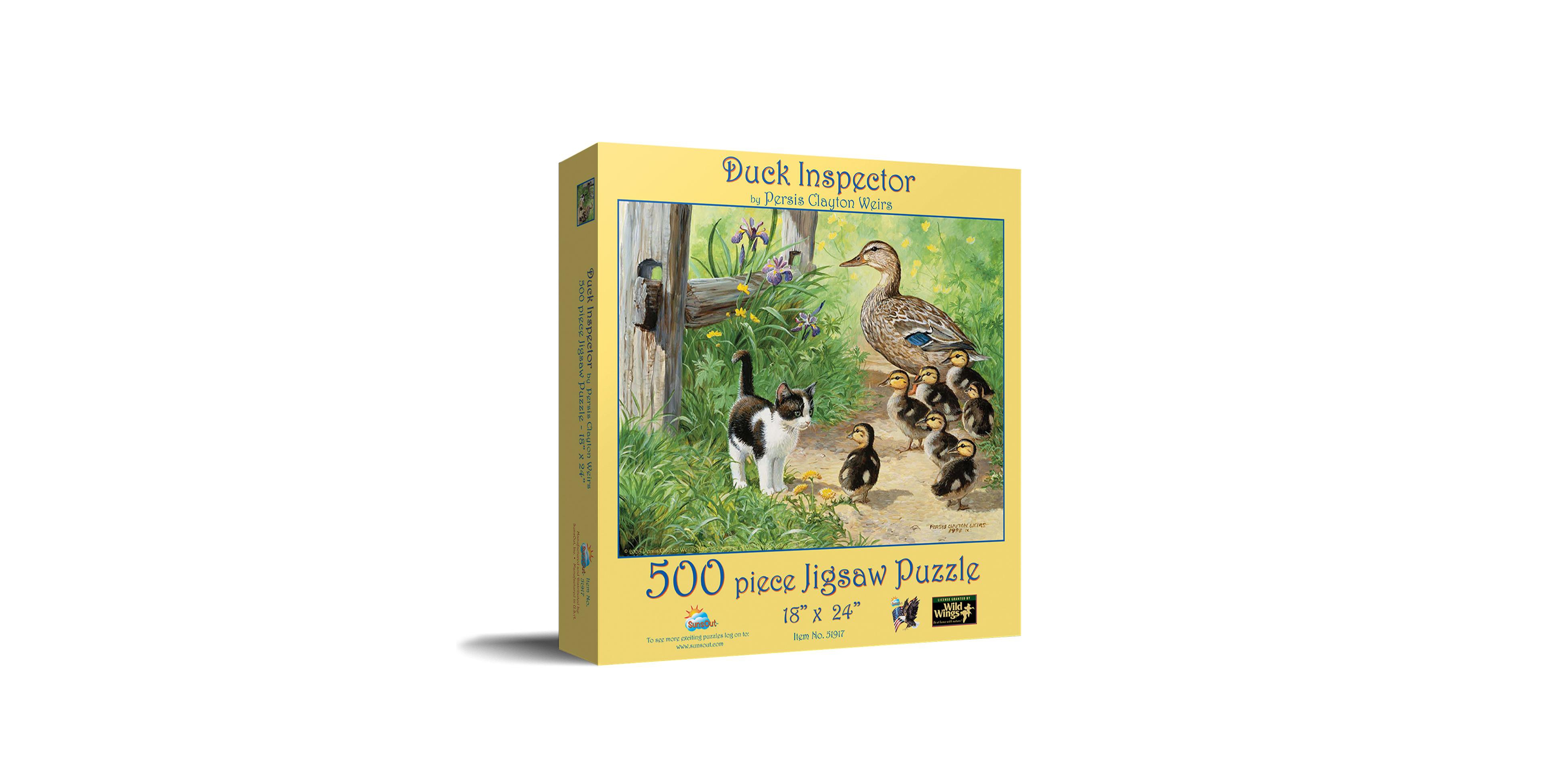 Sunsout Duck Inspector 500-Piece Jigsaw Puzzle, Ages 15+