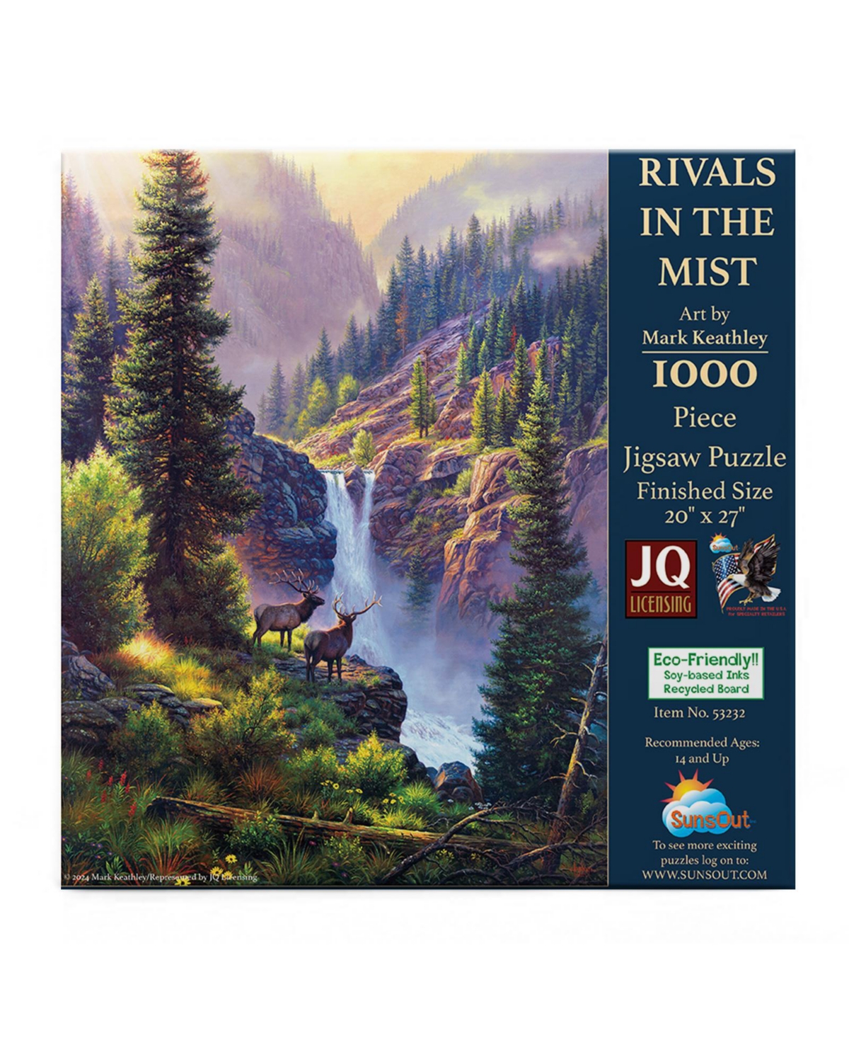 SunsOut Rivals in the Mist 1000 piece Jigsaw Puzzle for Adults