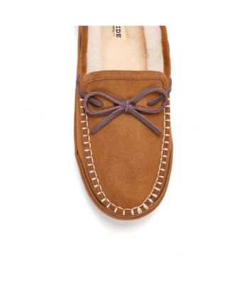 Men's Forster Genuine Shearling Moccasin Slippers