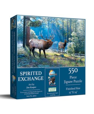Spirited Exchange 550 piece Jigsaw Puzzle for Adults