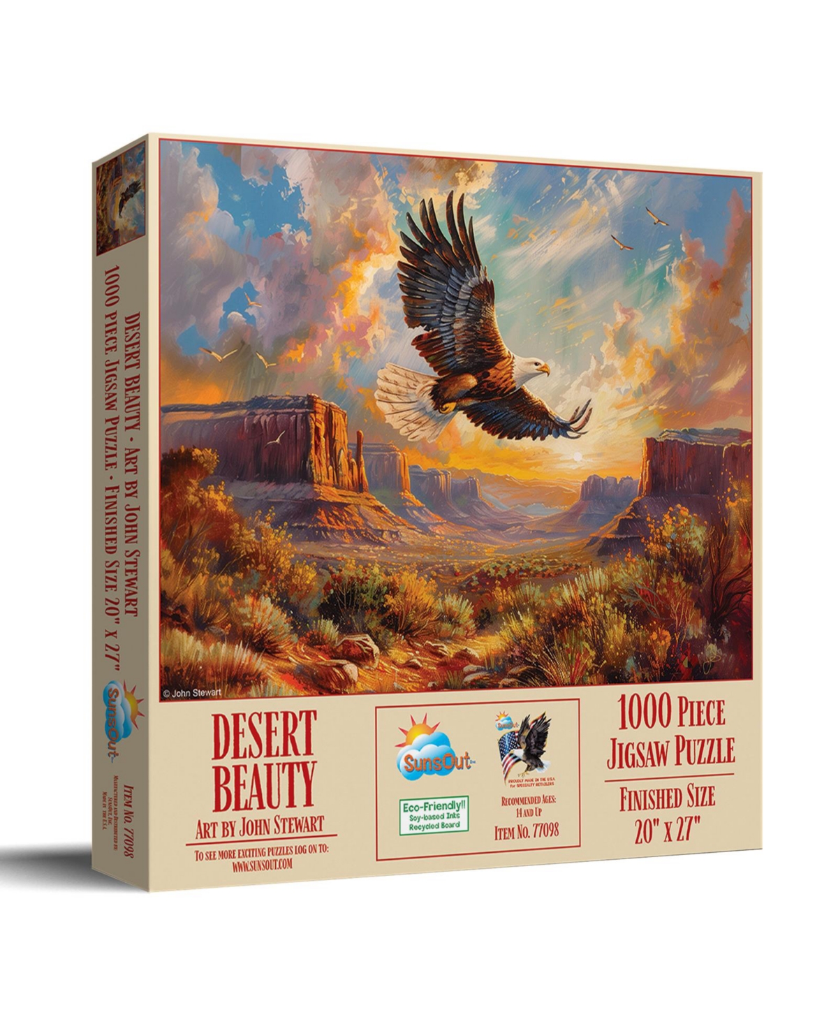 SunsOut Desert Beauty 1000 piece Jigsaw Puzzle for Adults