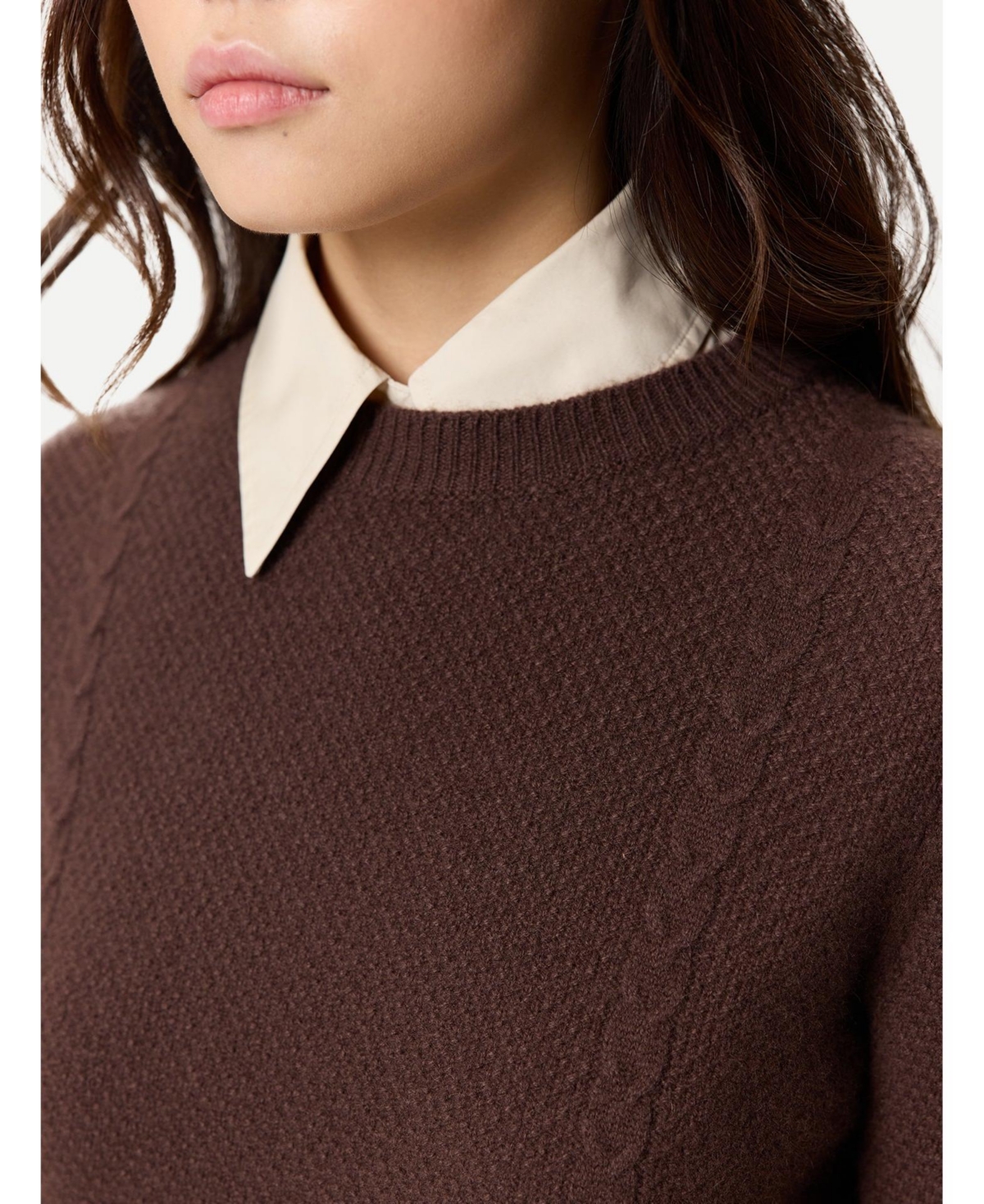 Gobi Cashmere Women's Cropped Crewneck Sweater