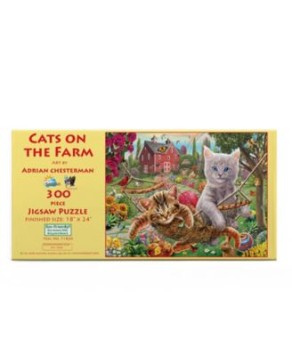 Cats on the Farm 300 piece Jigsaw Puzzle for Adults