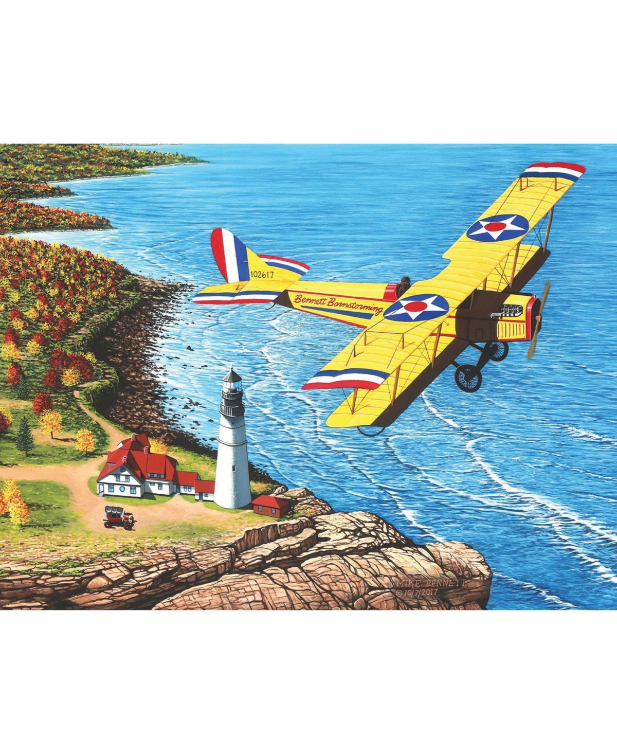 SunsOut Bennett's Barnstorming 500 piece Jigsaw Puzzle for Adults