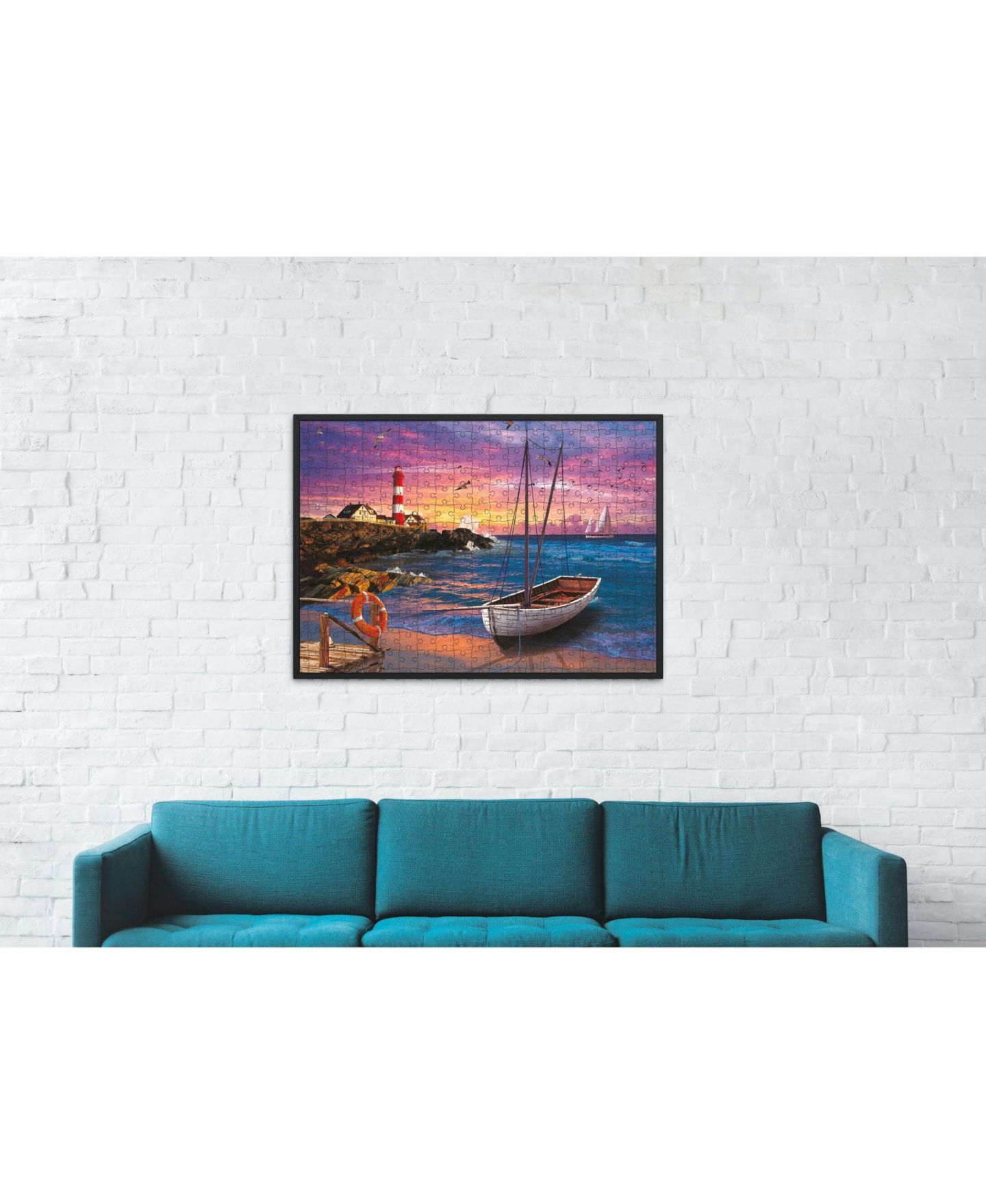 Детский пазл SunsOut Cozy Cove 500 Piece Jigsaw Puzzle, от 15 лет — фото 4