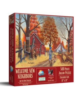 Welcome New Neighbors 500 piece Jigsaw Puzzle for Adults