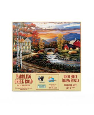 Babbling Creek Road 1000 piece Jigsaw Puzzle for Adults