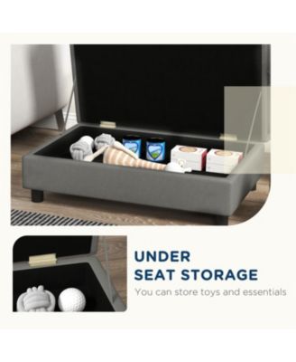 Pet Sofa Couch Bed with Washable Cushion,Storage for Dogs, Cats