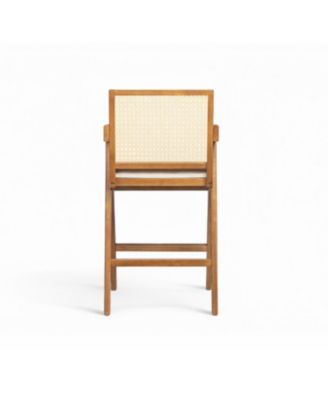Cane Back Bar Stool