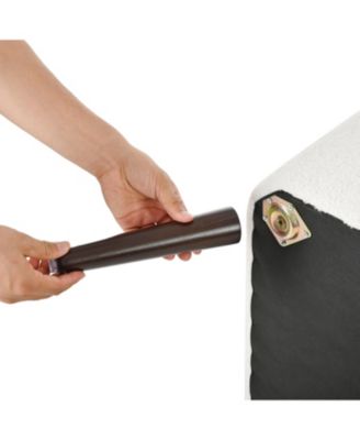 Teddy Fabric Accent Armchair with Waist Pillow for Living Room/Bedroom