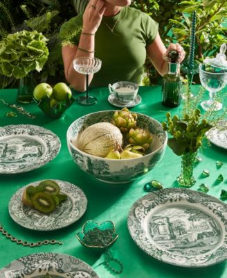 Heritage Green Italian Round Serving Bowl