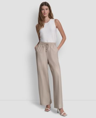 Women's Seam Crinkle Pull-On Pants