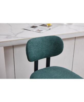 Upholstered Counter Height Bar Stools - Set of 2