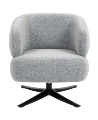 Cuddle Swivel Chair - Balcony, Study, Living Room - Grey