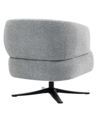 Cuddle Swivel Chair - Balcony, Study, Living Room - Grey