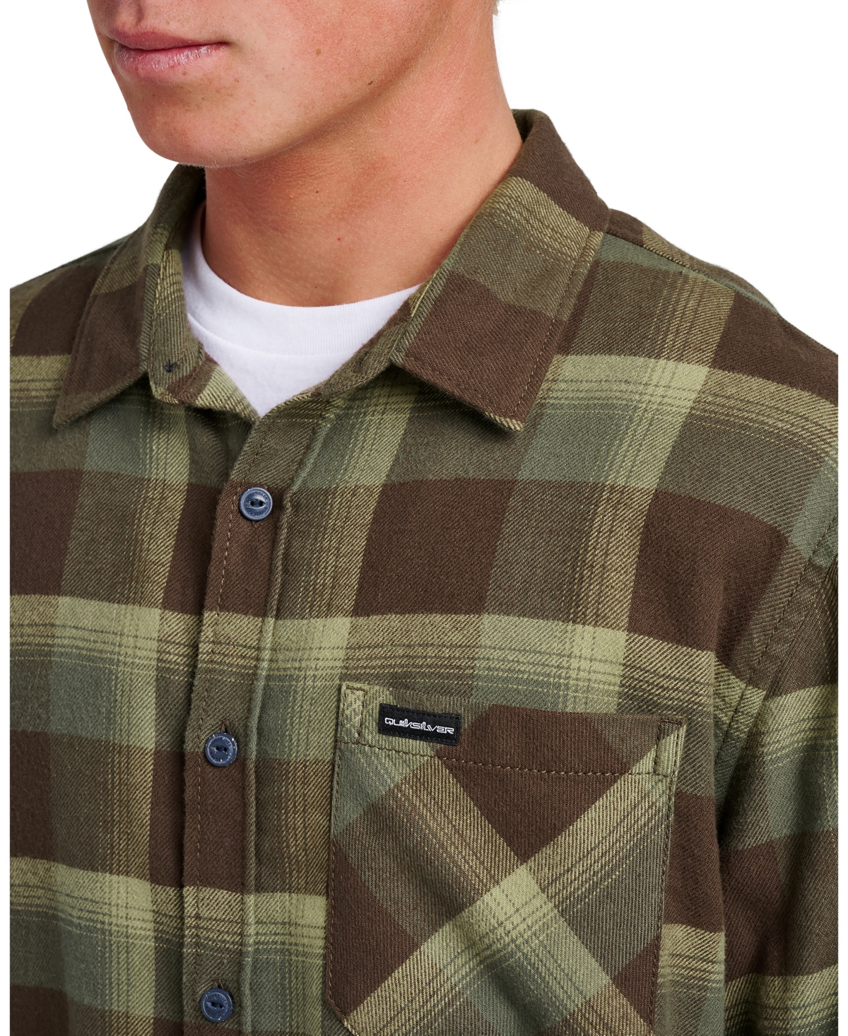 Quiksilver Men's Penmar Check Flannel Shirt
