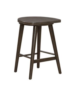 City View Counter Height Wood Stool for Accent Seating