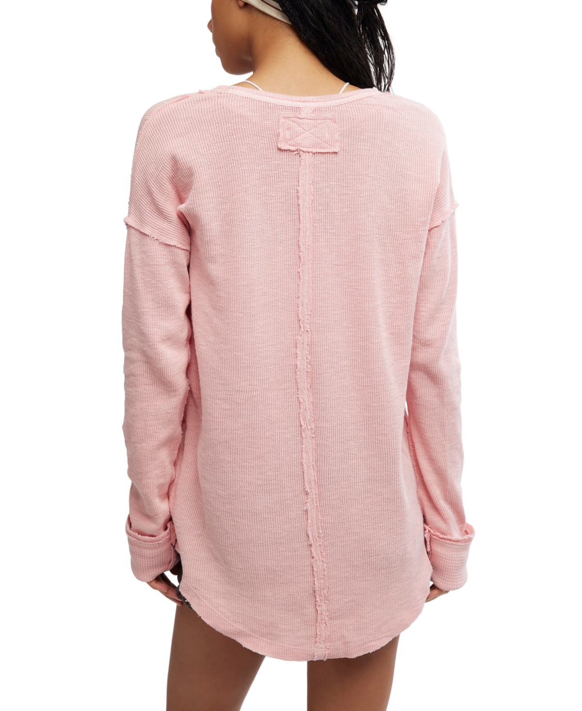 Free People Women's Sail Away Long-Sleeve Cotton T-Shirt