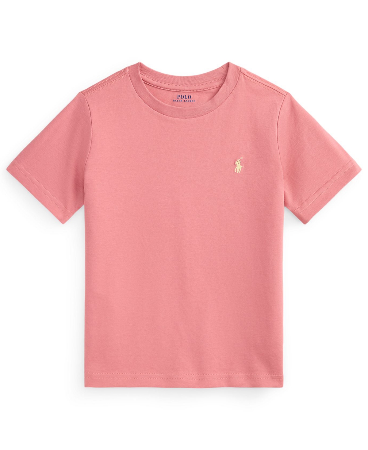 Polo Ralph Lauren Toddler and Little Boys Cotton Jersey Crewneck T-Shirt - Desert Rose