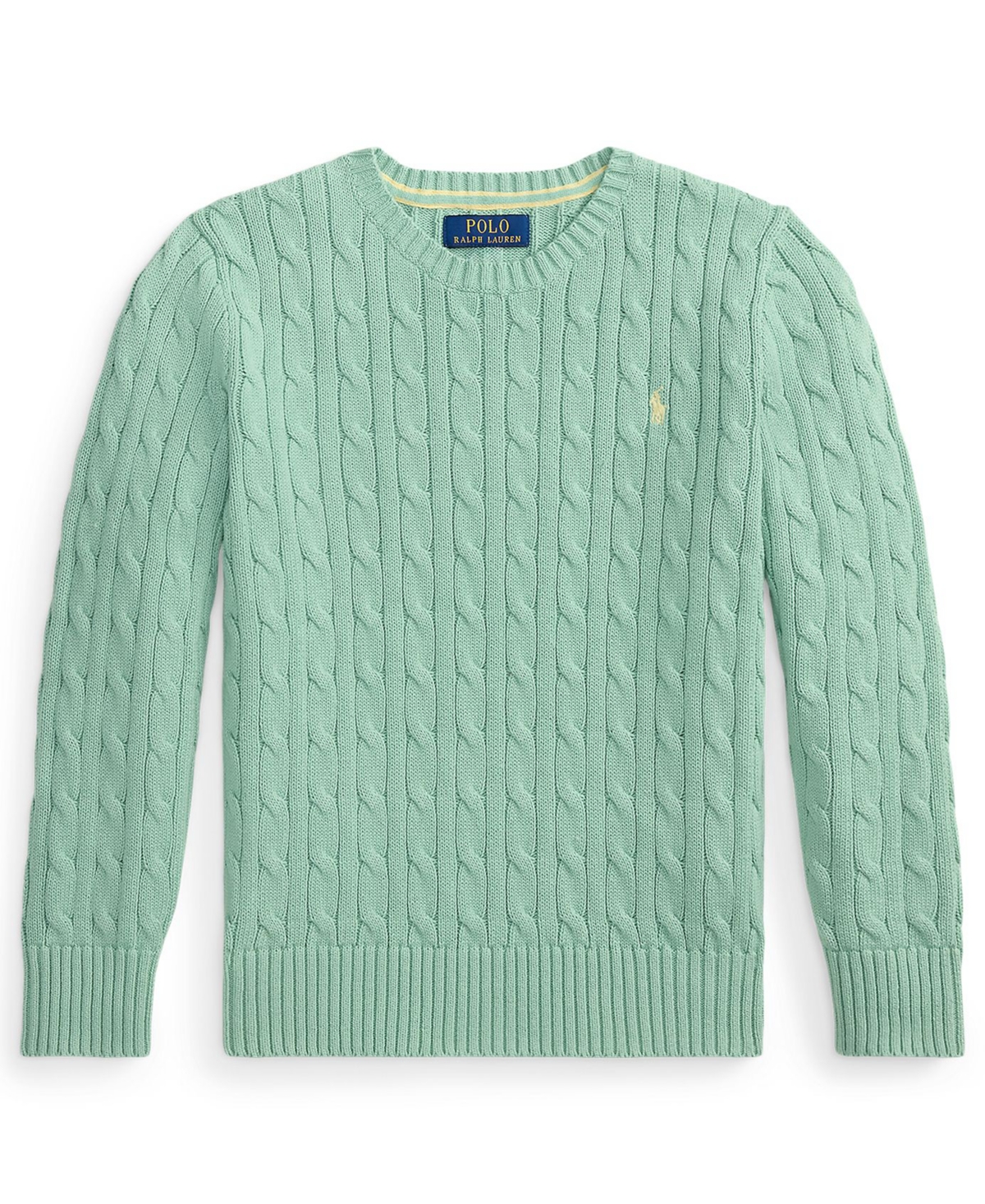 Polo Ralph Lauren Boys' 8-20 Cable-Knit Rib Cuff Sweater