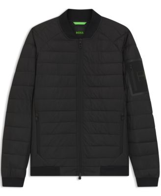 Men's Water-Repellent Padded Bomber Jacket