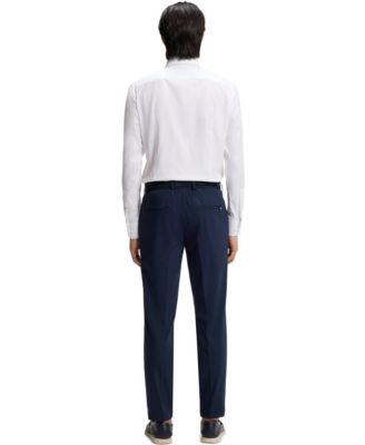 Men's Performance-Stretch Twill Slim-Fit Dress Shirt