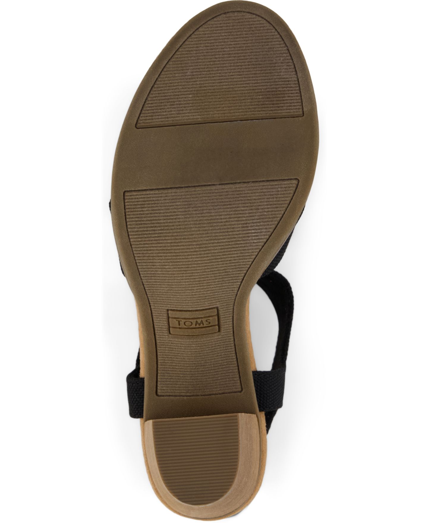 Женские сандалии TOMS Majorca Ankle Strap Dress Sandals, цвет: Чёрный меланжевый — фото 5
