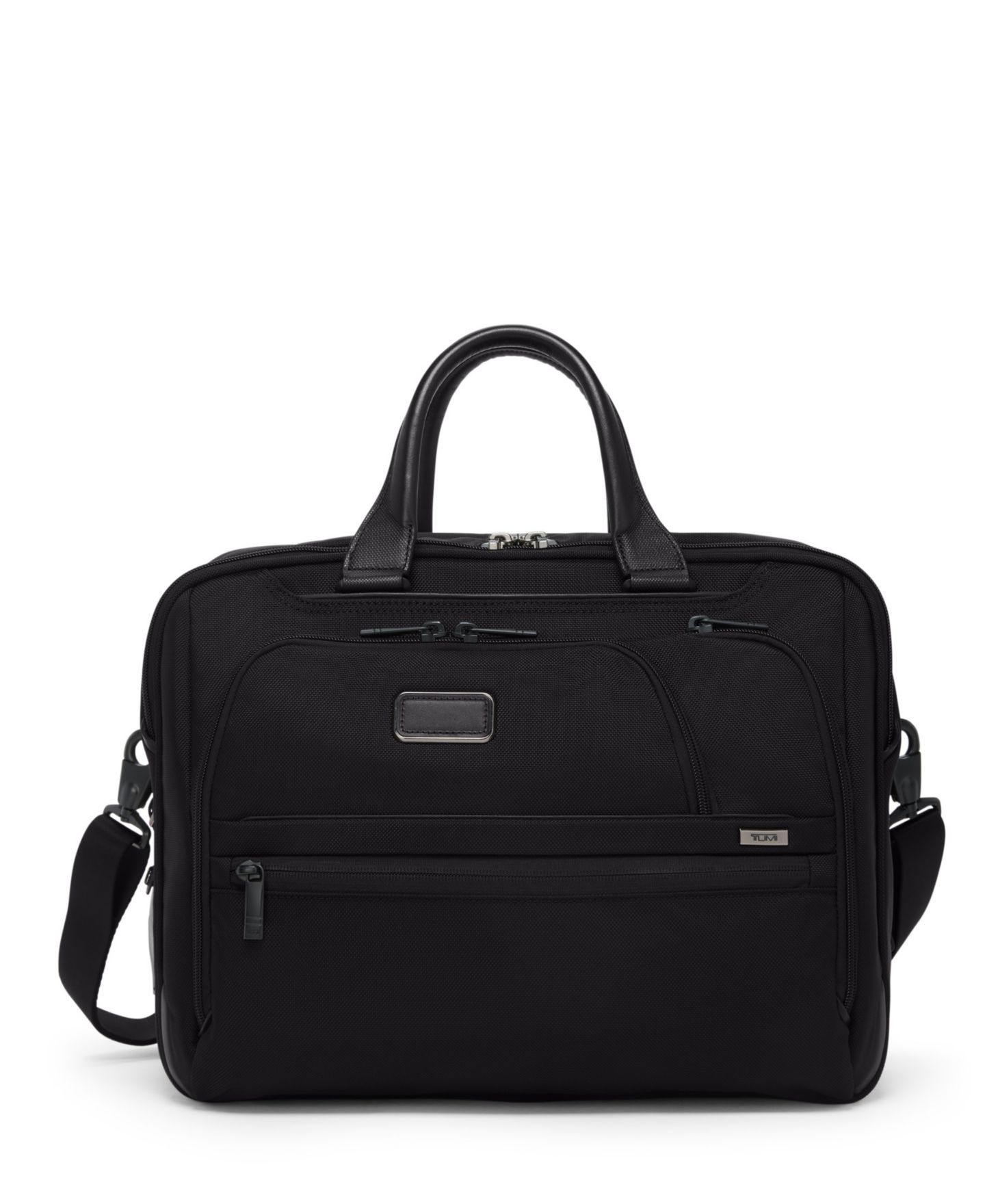 Сумка TUMI Alpha Medium 15" Expandable Briefcase, цвет: Чёрный — фото 1