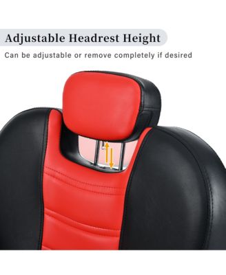  Reclining Barber Chair with Hydraulic Pump and 360