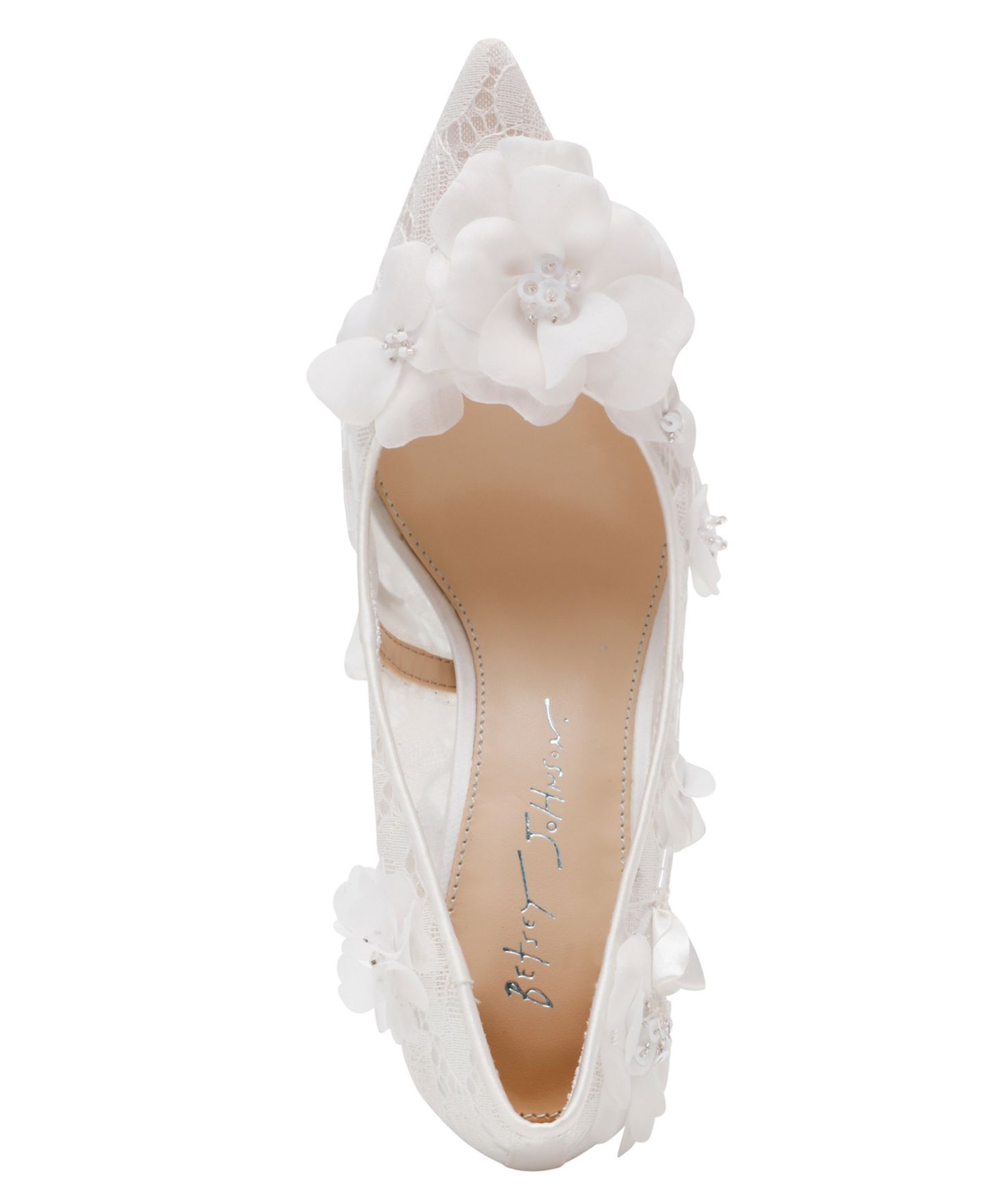 Женские туфли Betsey Johnson Darcy Stiletto Heel Pumps, цвет: Слоновая кость — фото 4