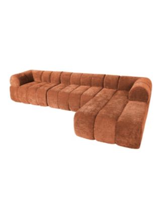 122" Modern L-Shaped Sectional Sofa with Chaise Lounge (Right Hand)