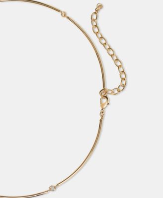 Gold-Tone Mother of Pearl North Star Pendant Necklace, 16" + 3" extender