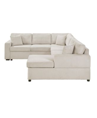 Oversized U-Shaped Sectional Sofa with Chaise Lounge.
