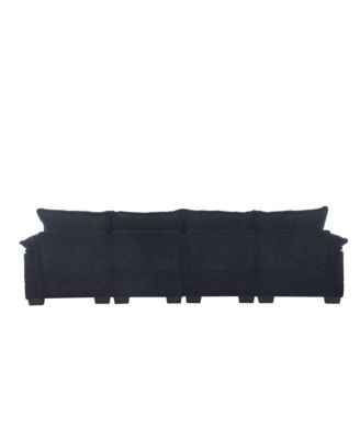 Streamdale Chenille U-Shaped Sofa (Oversized, 4-Seater)