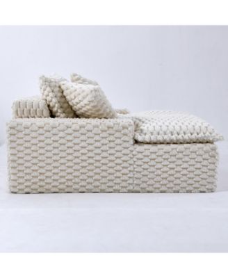 51" Comfort Sofa w/ 2 Pillows & Backrest