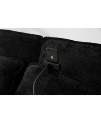 106" U-Shape Sectional Sofa Cloud Couch, Chenille, Ottoman & Pillows