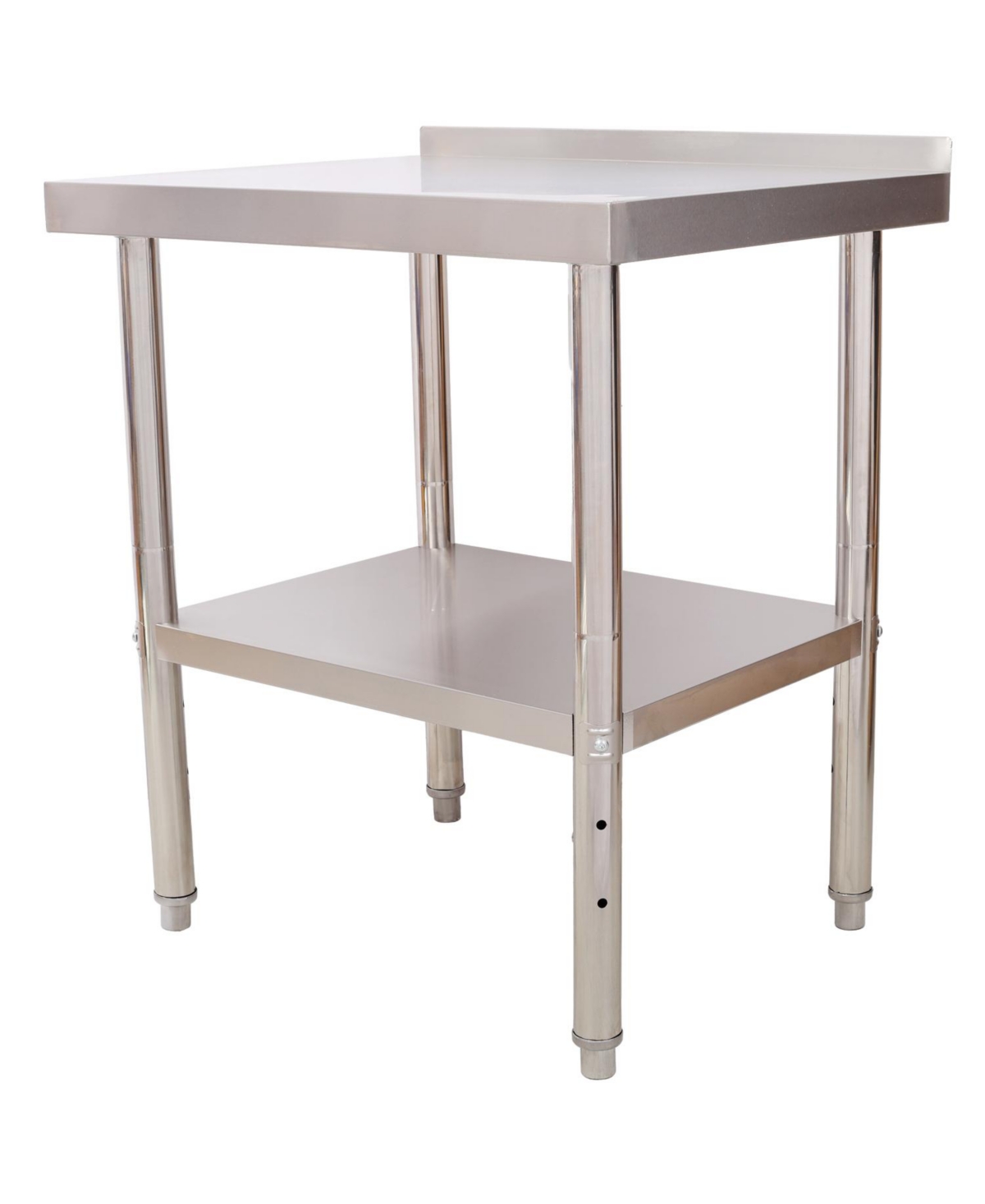 Streamdale Furniture Stainless Steel Prep Table 30x24x35.5" w/ Backsplash