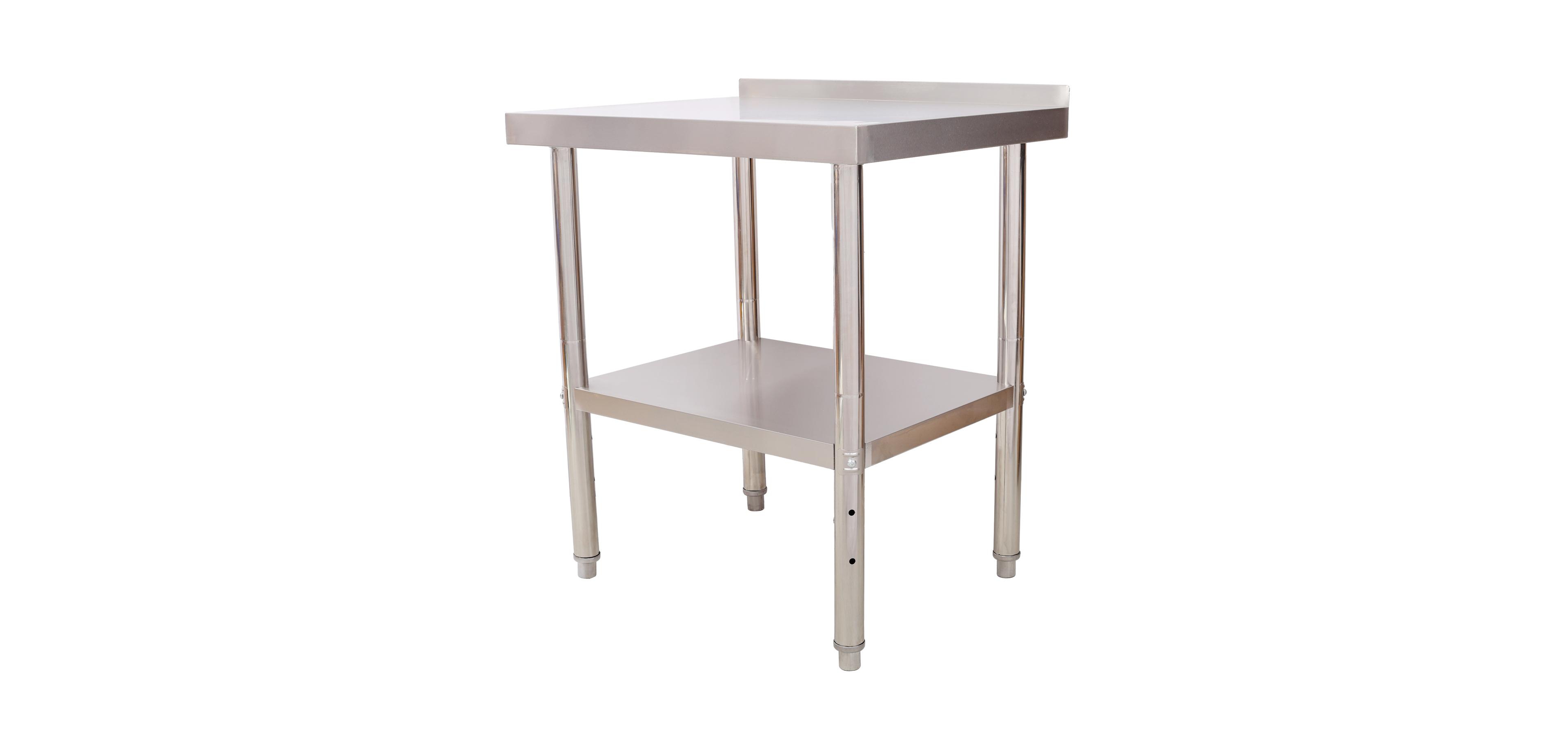 Streamdale Furniture Stainless Steel Prep Table 30x24x35.5" w/ Backsplash