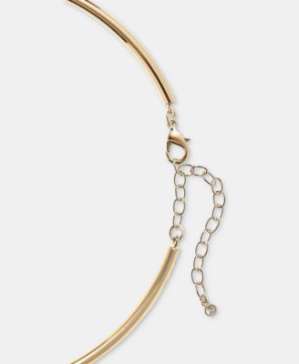 Knot Structured Collar Necklace, 16" + 3" extender