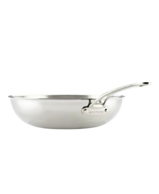 EverLast Stainless Steel 12.5" Tri-Ply Clad Stir Fry Pan