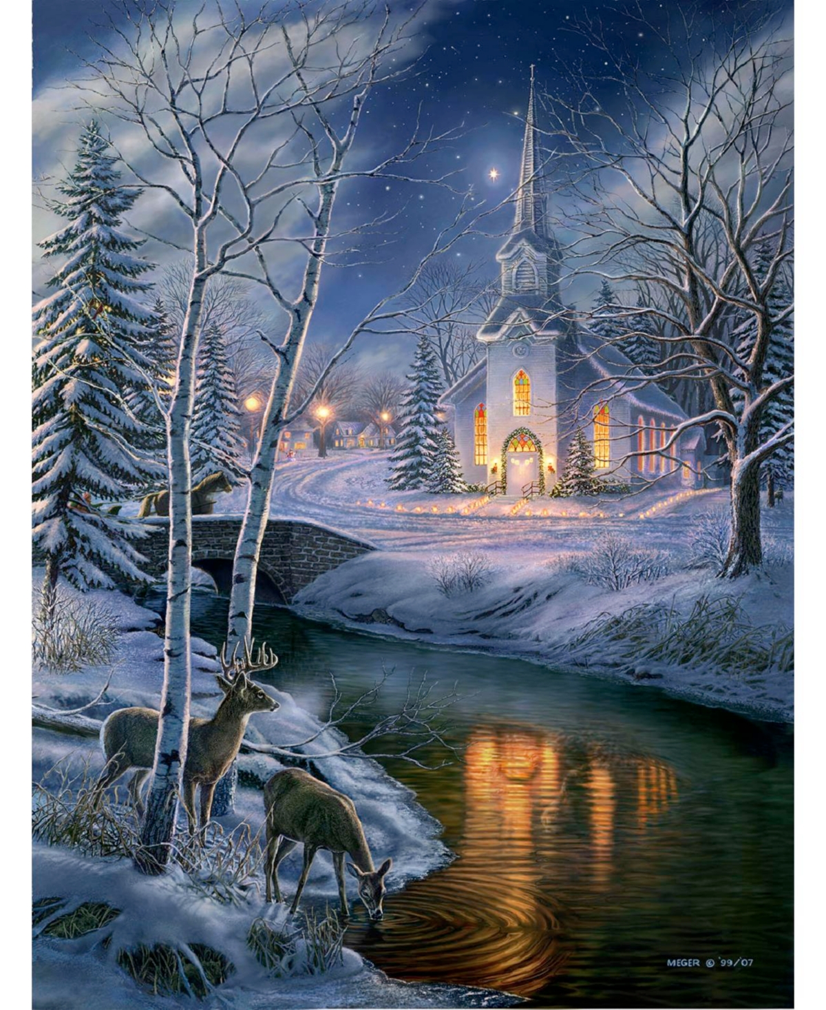 SunsOut O Holy Night 1000 piece Jigsaw Puzzle for Adults Christmas
