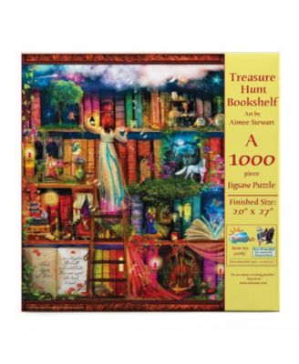 Treasure Hunt Bookshelf 1000 piece Jigsaw Puzzle for Adults