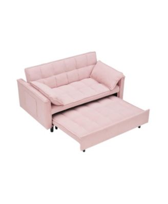 Breathable Modular Sofa Bed with Metal Legs