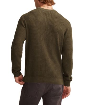 Men's Waffle Crewneck Sweater